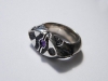 Silver ring with amethyst