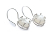 Mother of pearl sterling silver earrings 